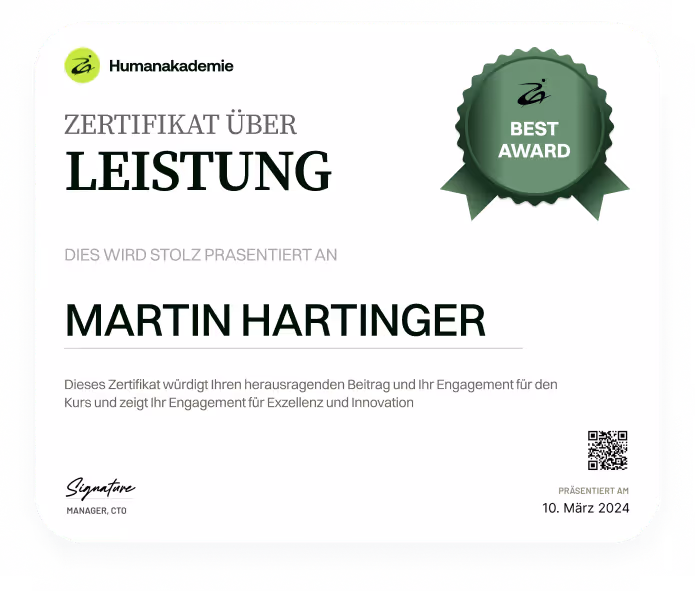Zertifikat
